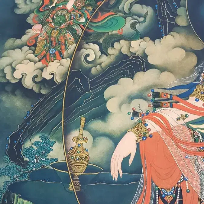 [BUNJANG] Suwol Gwanseum Buddhist Painting / 수월관음도불화
