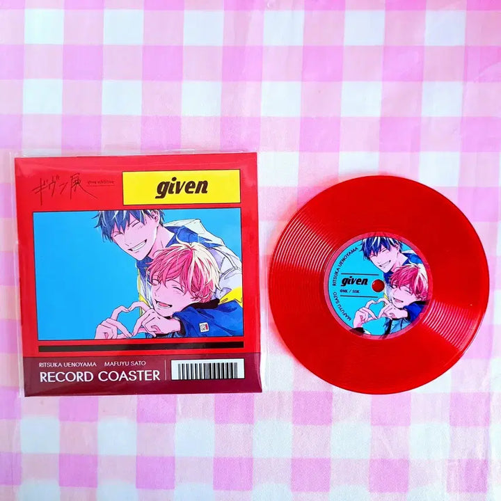 [BUNJANG] Given Exhibition Record-style Coaster SYH &amp; Given / 기븐 전시회 레코드풍 코스터 syh &amp; given
