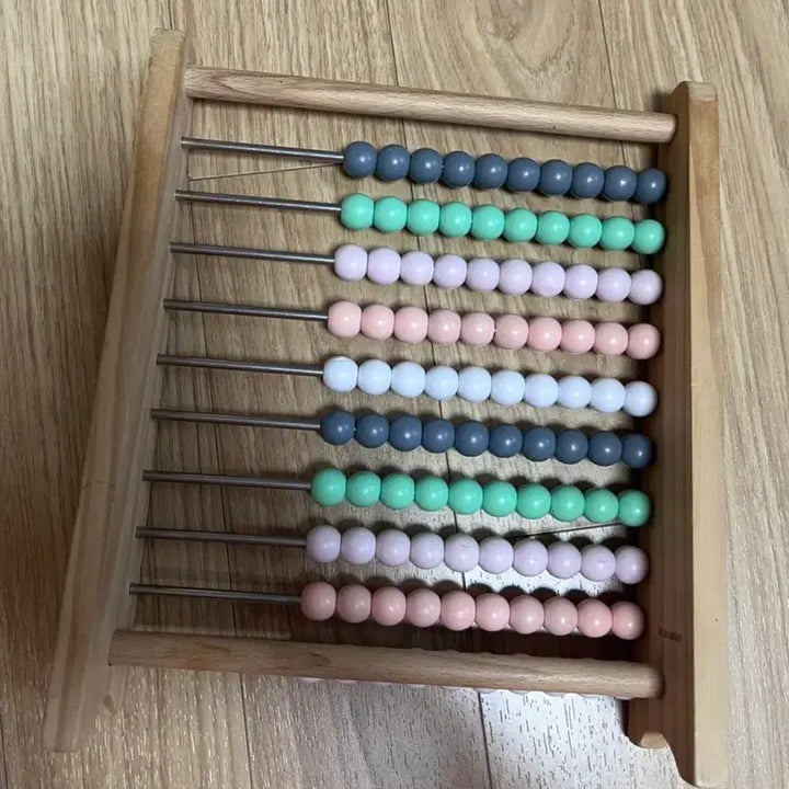 [BUNJANG] Wooden Abacus Counting Toy / 원목 무지개 수세기 주판