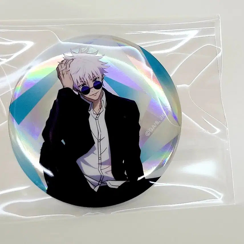 [BUNJANG] Jujutsu Kaisen Gojo Can Badge - Unused / 주술회전 캔뱃지 고죠 미사용 새상품