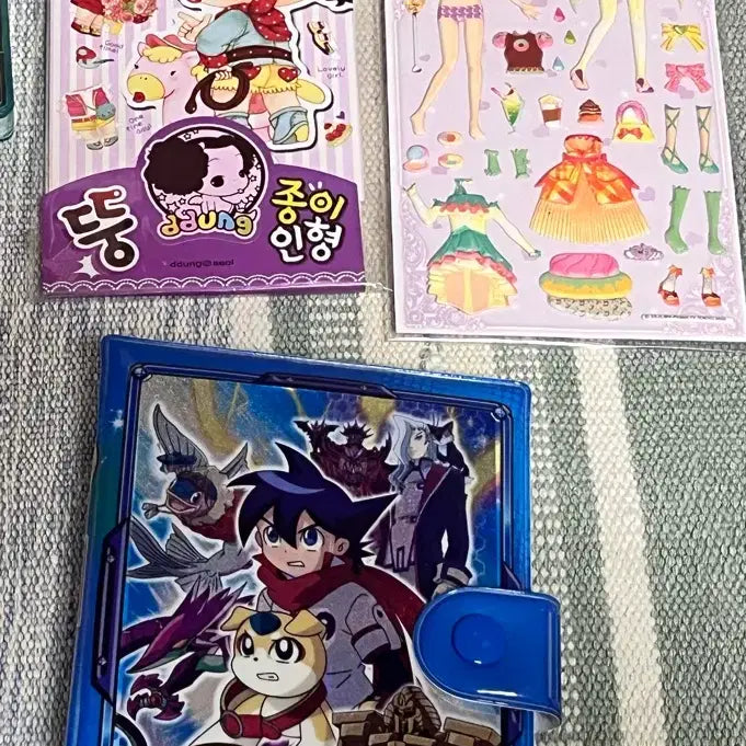 [BUNJANG] Vintage 6-Ring Diary / Paper Doll / Little Pretty Sticker Set / 고전 6공 다이어리/ 종이인형/ 리틀프릿 스티커