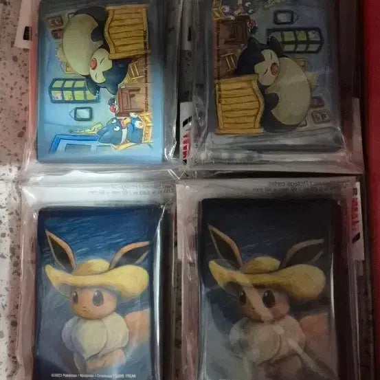[BUNJANG] Pokemon Van Gogh Eevee Sleeves (Sealed) / 포켓몬카드 반고흐 이브이 슬리브 새상품