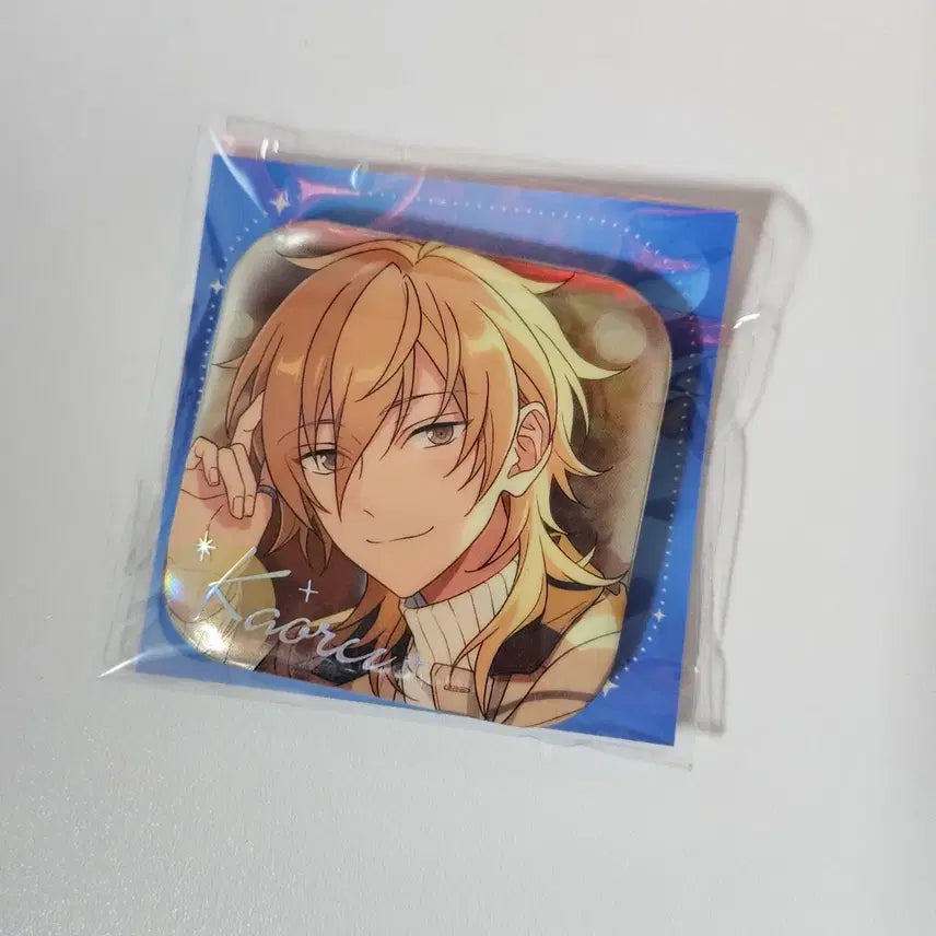 [BUNJANG] Ensemble Stars Kaoru Nakazato Chinese Square Can Badge / 앙스타 카오루 중스타 중국 사각 캔뱃지 뱃지