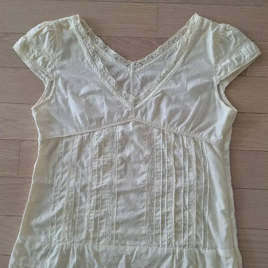 [SOLD OUT] 아사면 레이스 슬리브리스