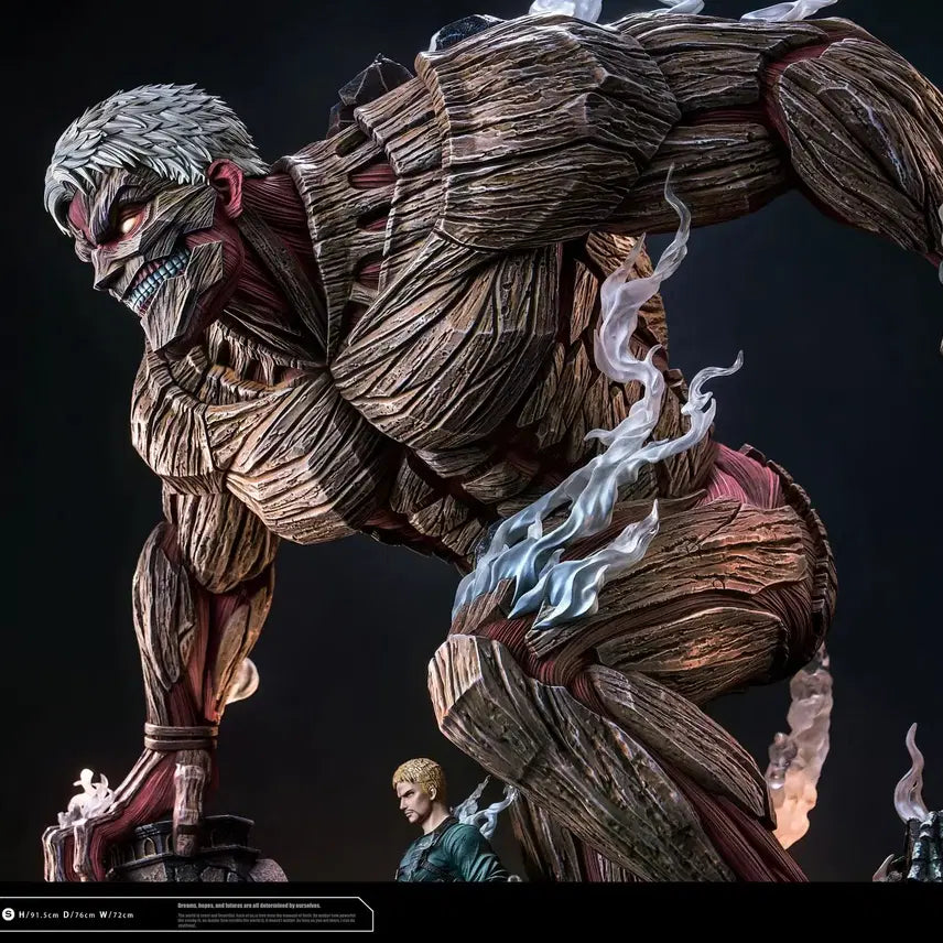[BUNJANG] HERTZ Attack on Titan Armored Titan &amp; Reiner Resin Statue / 진격의거인 레진 HERTZ 갑옷거인&amp;라이너 양도
