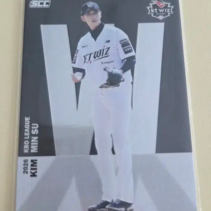 [SOLD OUT] KBO KT 김민수 알파벳 카드