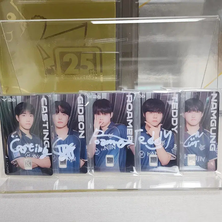[BUNJANG] LCK Brion Signed Player Cards - Casting, Gideon, Roamer, Teddy, Namgung / 조폐공사 lck 싸인카드 브리온 로머,테디,남궁,캐스팅,기드온