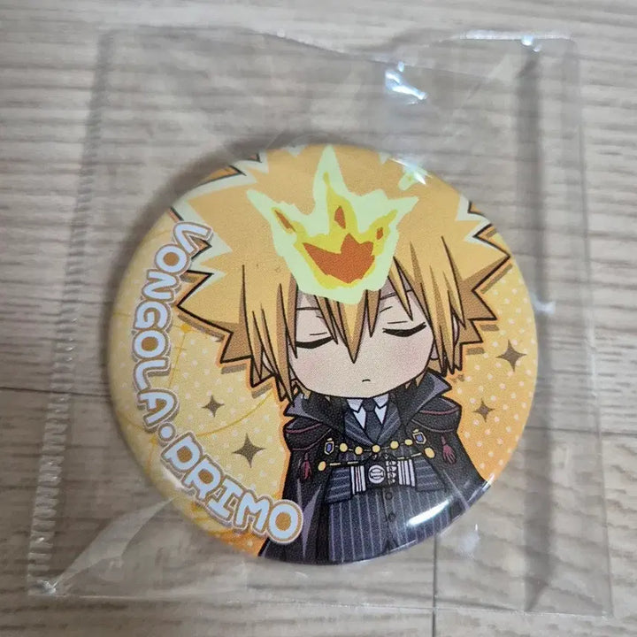 [BUNJANG] Katekyo Hitman Reborn! Giotto Tin Badge / 가히리 지오토 캔뱃지