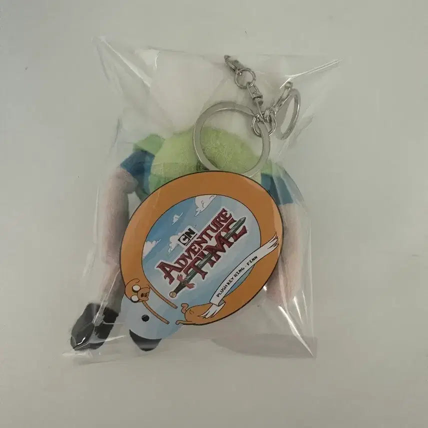 [BUNJANG] Adventure Time Finn Plush Keychain New / 어드벤쳐타임 핀 인형 키링 새상품