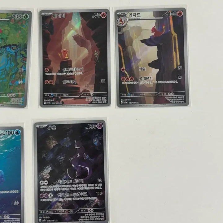 [BUNJANG] Pokemon Card 151 AR Set (Mewtwo, Squirtle, Wartortle, Charmander, Charmeleon, Bulbasaur, Ivysaur) / 포켓몬카드 151 ar세트 (뮤츠,꼬부기어니부기,파이리리자드,이상해씨 풀