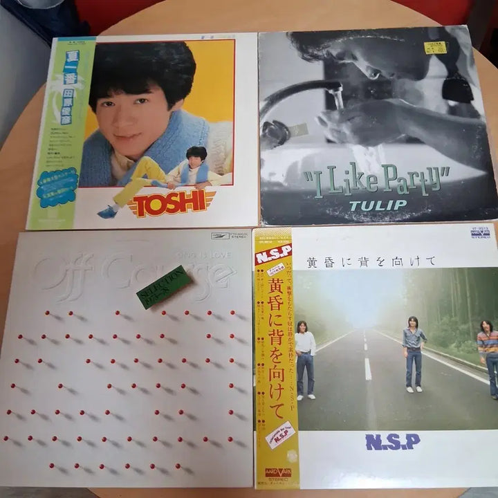 [BUNJANG] City Pop LP Bundle (Toshi, Tulip, Off Course, N.S.P) / 8장 일괄 민트급 시티팝 LP 할인 정리