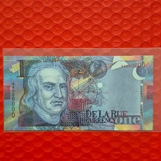 [BUNJANG] United Kingdom 1999 De La Rue ONE Banknote / 영국1999년 테스트 노트 델라루 화폐 ONE 지폐 1999년발행