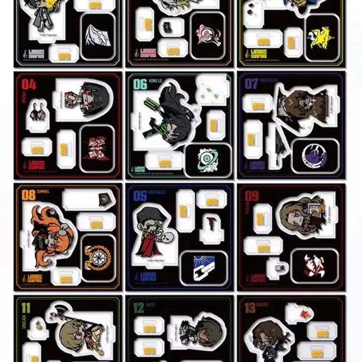 [BUNJANG] Limbus Company Vol. 2-4 Acrylic Standee Split Set / (분철모집)림버스  vol 2~4 아크릴 분철글