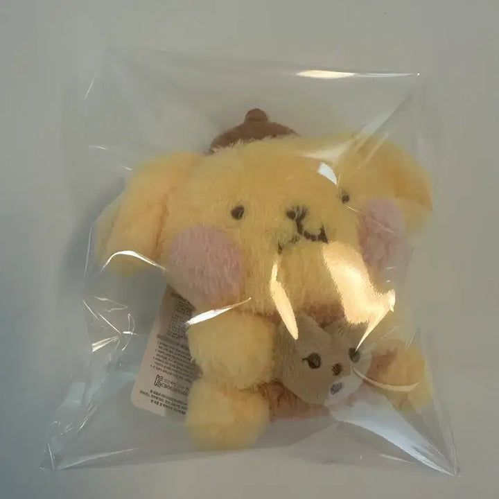 [BUNJANG] Sanrio Pompompurin Plush Keyring / 포송한 산리오 폼폼푸린 인형 키링