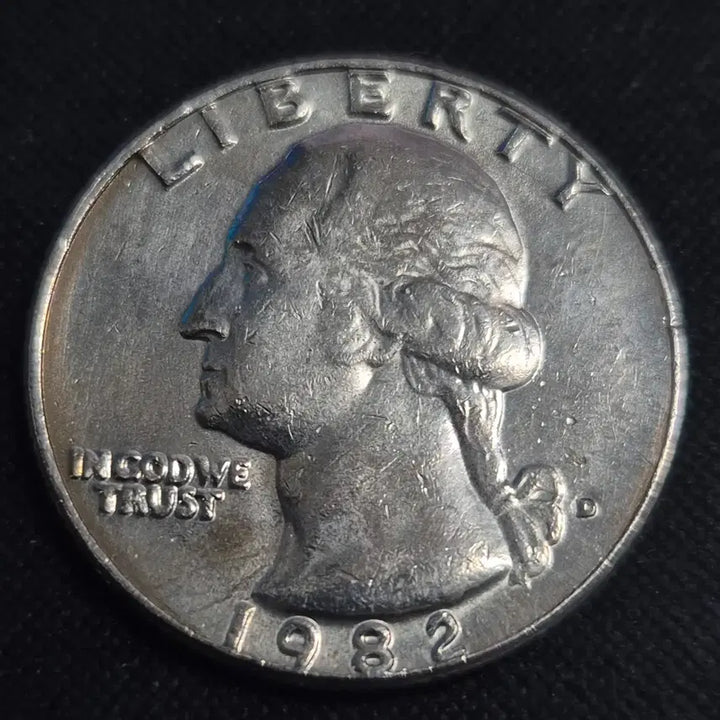 [BUNJANG] 1982 USA Quarter Dollar Coin / 1982년 미국 쿼터달러 동전 [EP. 3351]