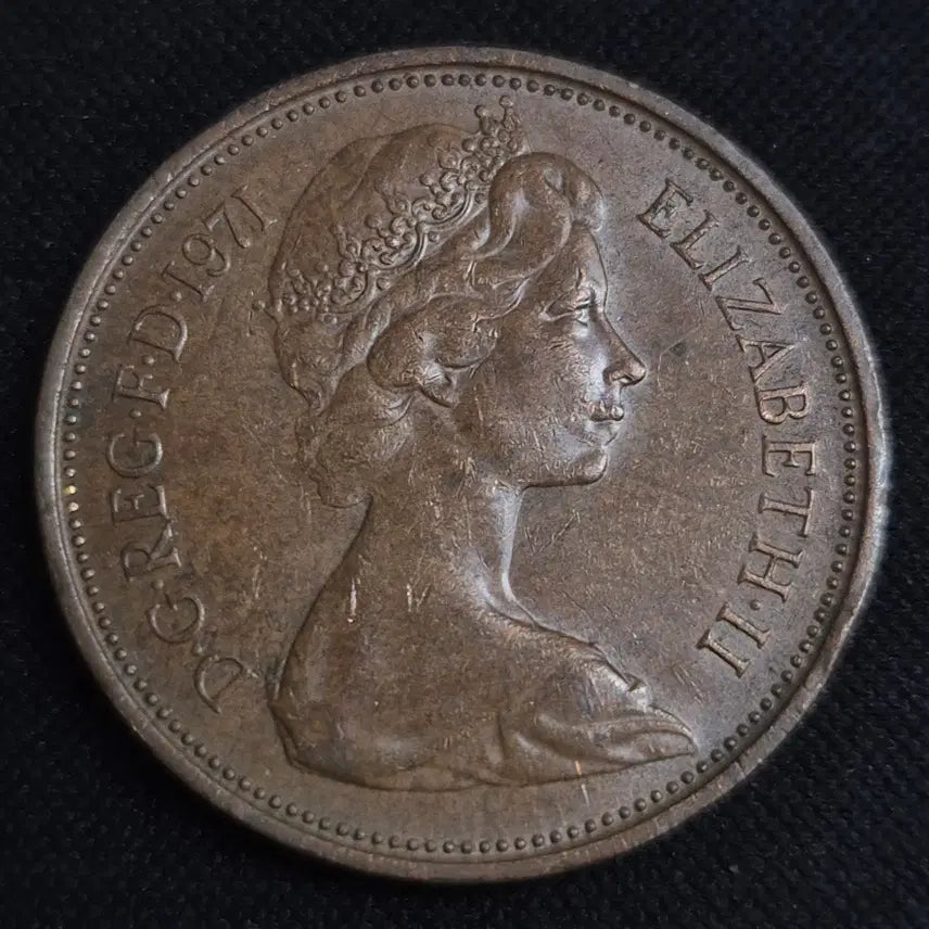 [BUNJANG] 1971 United Kingdom 2 Pence Coin / 1971년 영국 2펜스 동전  [EP. 3353]