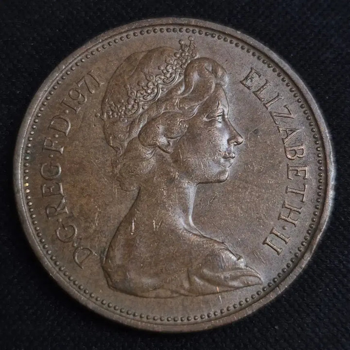 [BUNJANG] 1971 United Kingdom 2 Pence Coin / 1971년 영국 2펜스 동전  [EP. 3353]