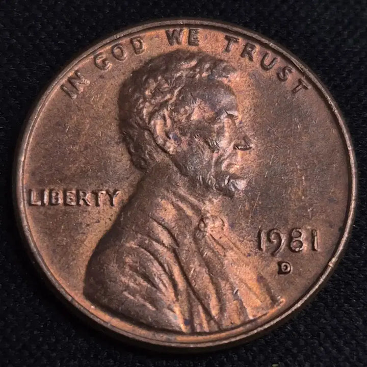 [BUNJANG] 1981 United States 1 Cent Coin / 1981년 미국 1센트 동전  [EP. 3354]
