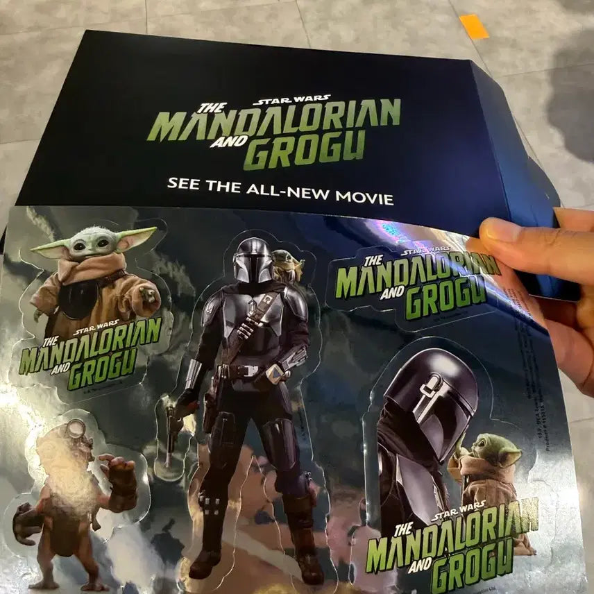 [BUNJANG] The Mandalorian and Grogu IMAX Sticker / 만달로리안과 그로구 imax 스티커