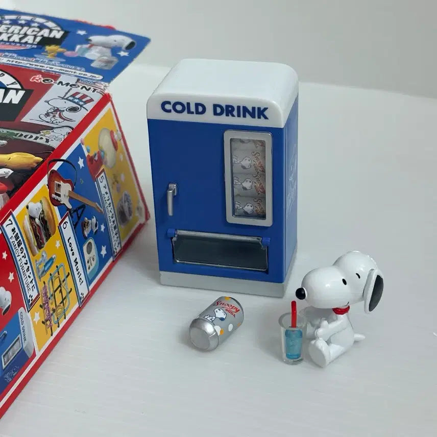 [BUNJANG] Snoopy American Goods Figure Set / 스누피 아메리칸 잡화 피규어 리멘트