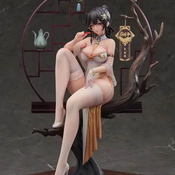 [BUNJANG] APEX Siam Cheongsam White Version Figure (Unsealed) / APEX 시아미대모왕채널 시아미 치파오 화이트 버젼 피규어 개봉