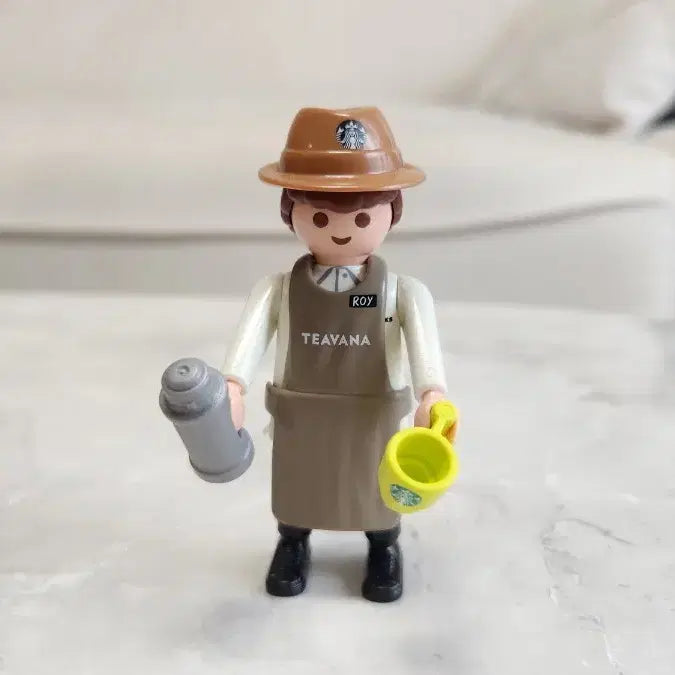 [BUNJANG] Playmobil Starbucks Teavana Partner Roy Figure / 플레이모빌 스타벅스 티바나 파트너 로이