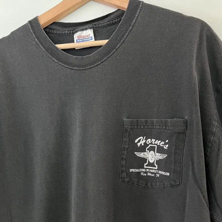 [BUNJANG] 90s Vintage Hanes Biker Shop T-Shirt XL / 90s 빈티지 Hanes 티셔츠 XL