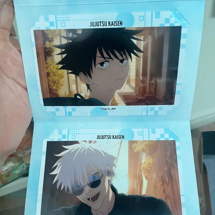 [BUNJANG] Jujutsu Kaisen Collection Megumi &amp; Gojo Postcards / 주술회전 컬렉션 메구미 고죠 엽서 사진