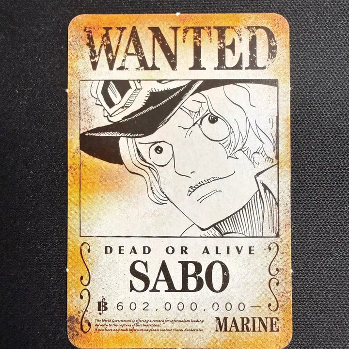 [BUNJANG] 2024 Jump Limited One Piece Sabo Mini Cards Set (2 types) / [등급용 최상급] 2024 점프 한정 원피스 [사보] 미니 카드 2종