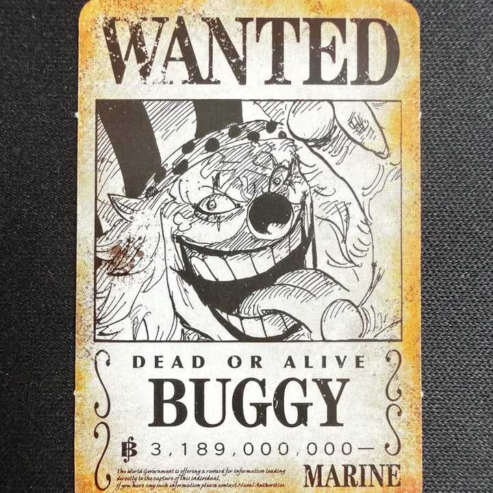 [BUNJANG] One Piece Buggy Limited Edition 2024 Jump Magazine Mini Card Set (2 Types) / [등급용 최상급] 2024 점프 한정 원피스 [버기] 미니 카드 2종