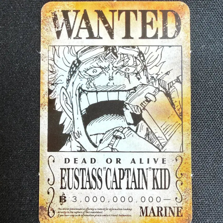 [BUNJANG] One Piece Kid 2024 Jump Limited Edition 4x6 Mini Card Set / [등급용 최상급] 2024 점프 한정 원피스 [키드] 미니 카드 2종