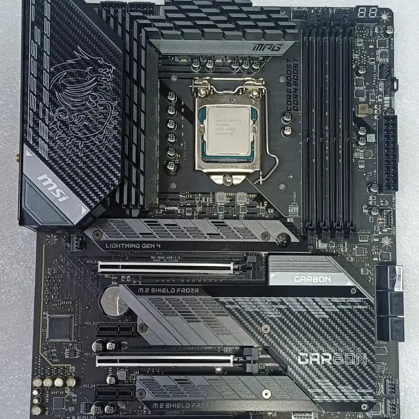 [BUNJANG] Intel Core i9-11900KF CPU &amp; MSI MAG Z590 Carbon WiFi Motherboard Bundle / 11900kf/MSI MAG z590카본 wifi