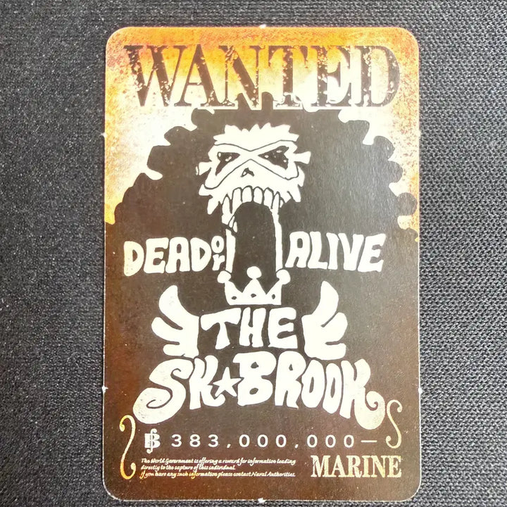 [BUNJANG] One Piece Brook 2024 Jump Limited Edition Mini Card Set (2 Types) / [등급용 최상급] 2024 점프 한정 원피스 [브룩] 미니 카드 2종