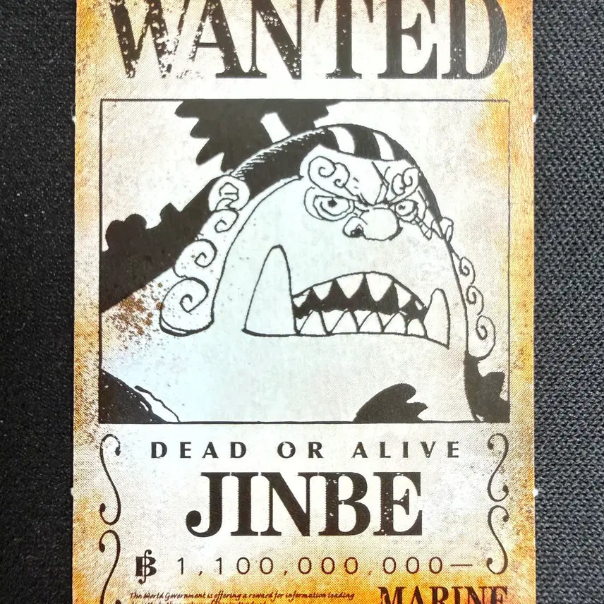 [BUNJANG] One Piece Jinbe 2024 Jump Limited Edition Mini Card Set / [등급용 최상급] 2024 점프 한정 원피스 [징베] 미니 카드 2종