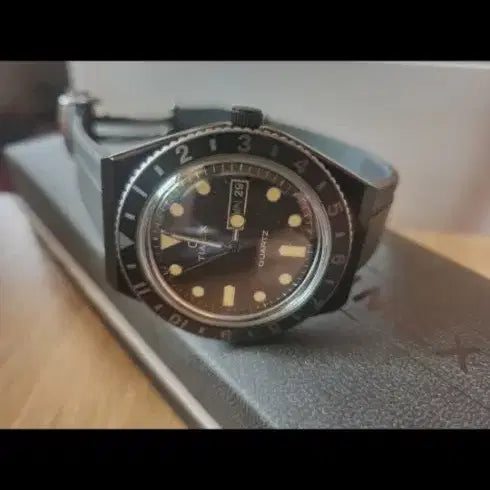 [BUNJANG] Timex Quartz Submariner Black 38mm Watch / 타이맥스쿼츠블랙 서브마리너 38미리 정품