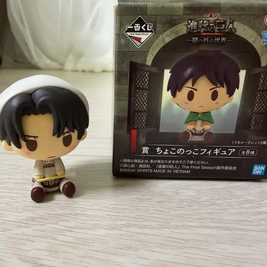 [BUNJANG] Attack on Titan Cleaning Levi Chokonoko Secret Ver. Figure / 진격의 거인 청소 리바이 피규어 초코노코 시크릿