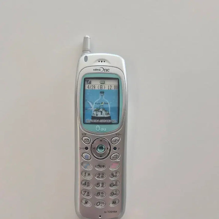 [BUNJANG] au Y2K Flip Phone Mock-up Model / 일본 고전 y2k au 일본 핸드폰 모형폰 바형 목업폰