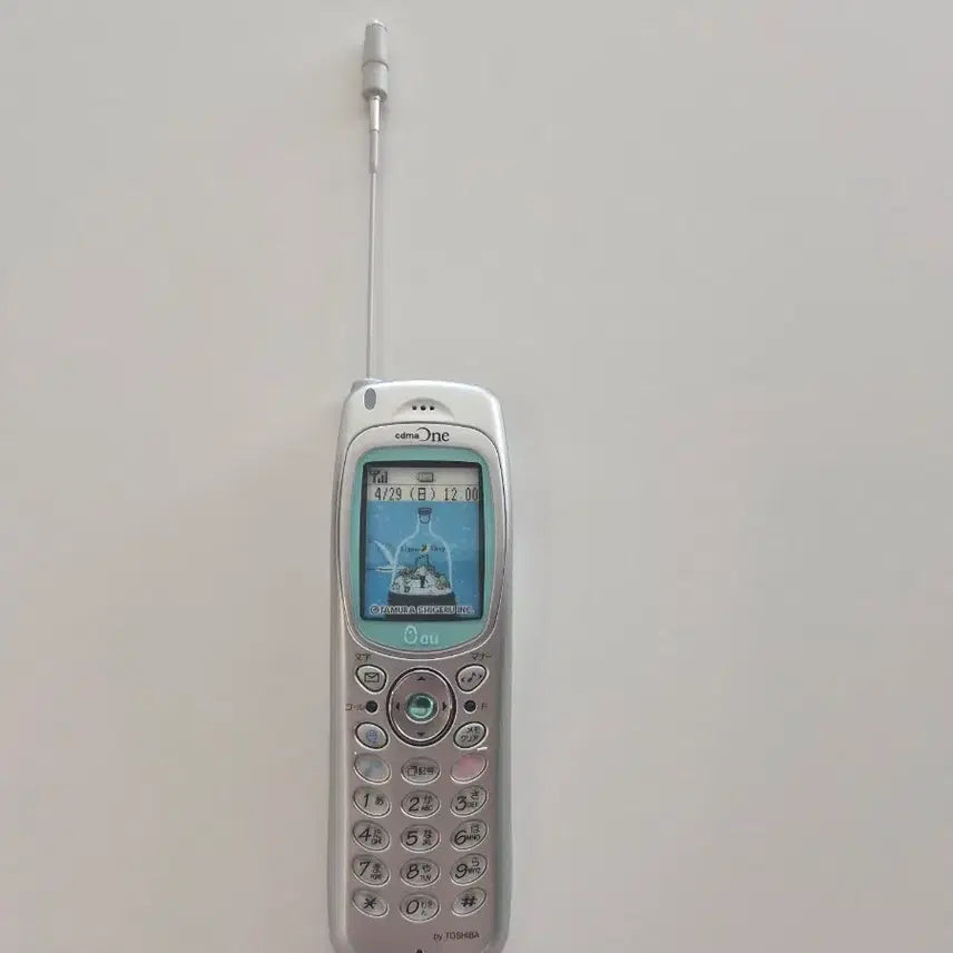[BUNJANG] au Y2K Flip Phone Mock-up Model / 일본 고전 y2k au 일본 핸드폰 모형폰 바형 목업폰