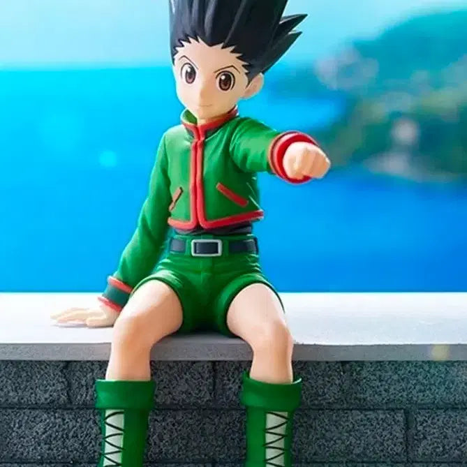 [BUNJANG] Hunter x Hunter Gon Freecss Sitting Pose Figure (17cm) / [새상품] 헌터x헌터 곤 프릭스 앉은 포즈 피규어 (17cm)