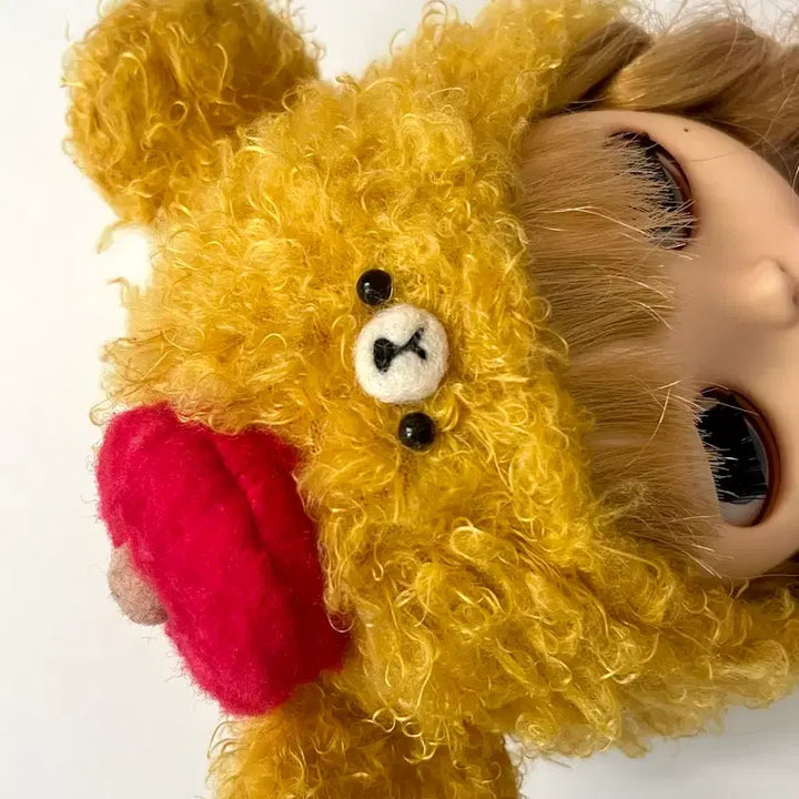 [BUNJANG] Blythe Handmade Teddy Bear Hat / 네오 브라이스 핸드메이드 곰돌이 모자