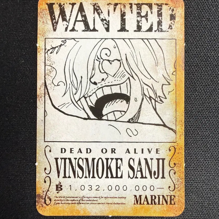 [BUNJANG] One Piece Sanji 2024 Jump Limited Edition Mini Card Set / [등급용 최상급] 2024 점프 한정 원피스 [상디] 미니 카드 2종