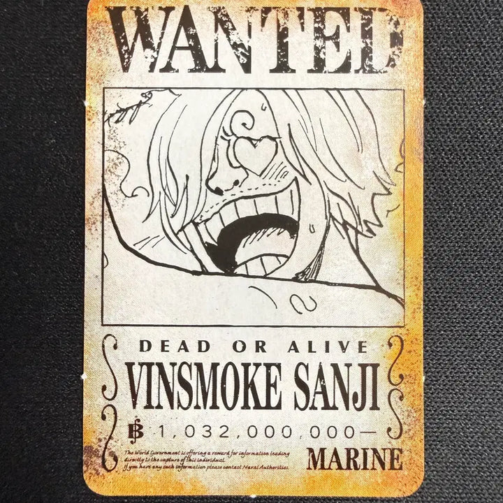 [BUNJANG] One Piece Sanji 2024 Jump Limited Edition Mini Card Set / [등급용 최상급] 2024 점프 한정 원피스 [상디] 미니 카드 2종