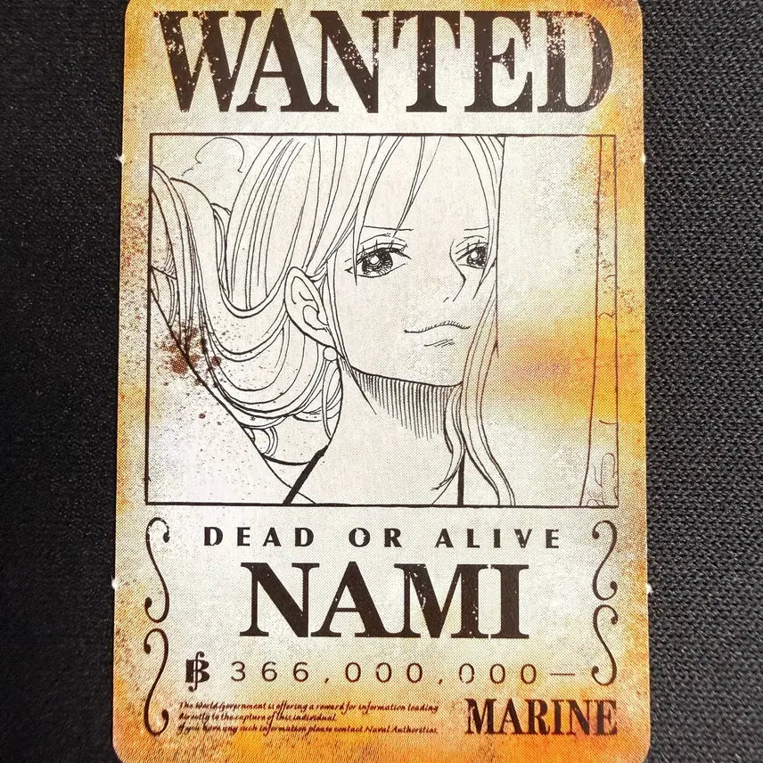[BUNJANG] One Piece Nami Mini Card Set 2 Types - 2024 Jump Limited Edition / [등급용 최상급] 2024 점프 한정 원피스 [나미] 미니 카드 2종