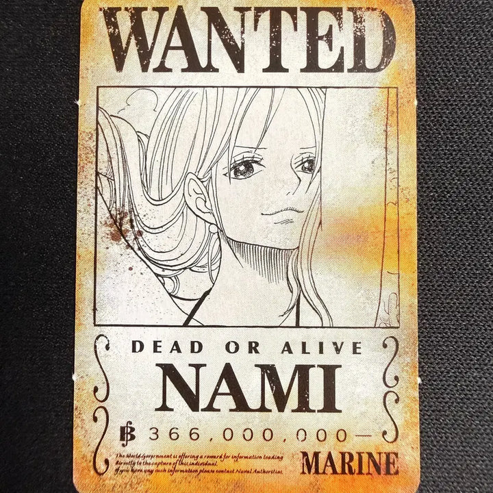 [BUNJANG] One Piece Nami Mini Card Set 2 Types - 2024 Jump Limited Edition / [등급용 최상급] 2024 점프 한정 원피스 [나미] 미니 카드 2종