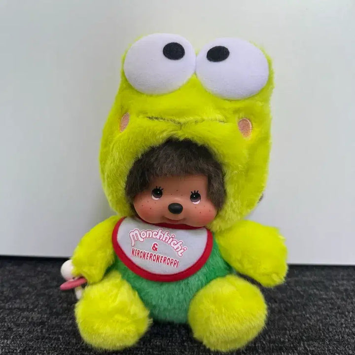 [BUNJANG] Classic Keroppi Collaboration Monchhichi S Size / 고전 케로피 콜라보 몬치치 s사이즈