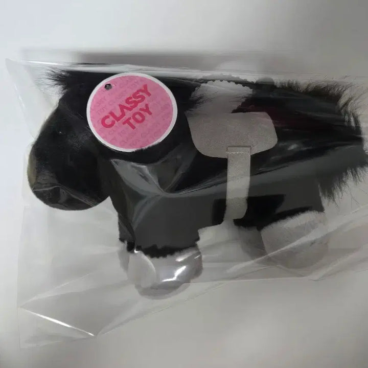 [BUNJANG] Black Horse Keychain Plush Toy / [새상품]검은 말 블랙 말 키링 인형