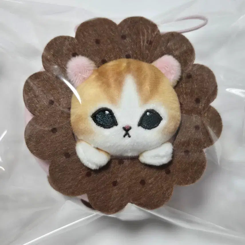 [BUNJANG] Mofu Sand Butter Sand Mascot Keychain Plush / [새상품]모프샌드 모후샌드 디저트 스위츠냥 버터샌드 마스코트 키링 인형