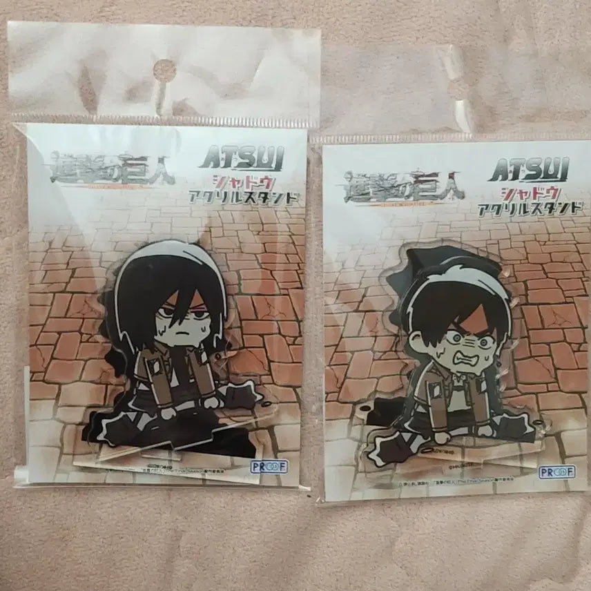 [BUNJANG] Attack on Titan Eren Mikasa Acrylic Standee / 진격의거인 아츠이 아크릴 스탠드 에렌 미카사