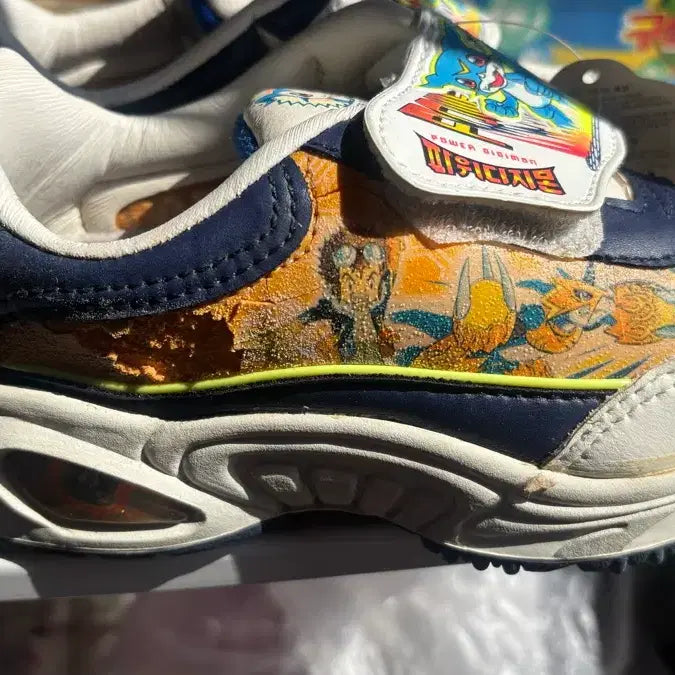 [BUNJANG] Digimon World Cup Character Sneakers Size 210 / 월드컵 파워디지몬 캐릭터 운동화 새상품