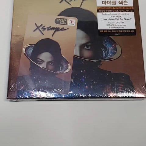 [BUNJANG] Michael Jackson Xscape Deluxe Popcard Limited Edition CD+DVD (Sealed) / 마이클 잭슨 Xscape 딜럭스 팝카드 한정판 CD+DVD (미개봉)